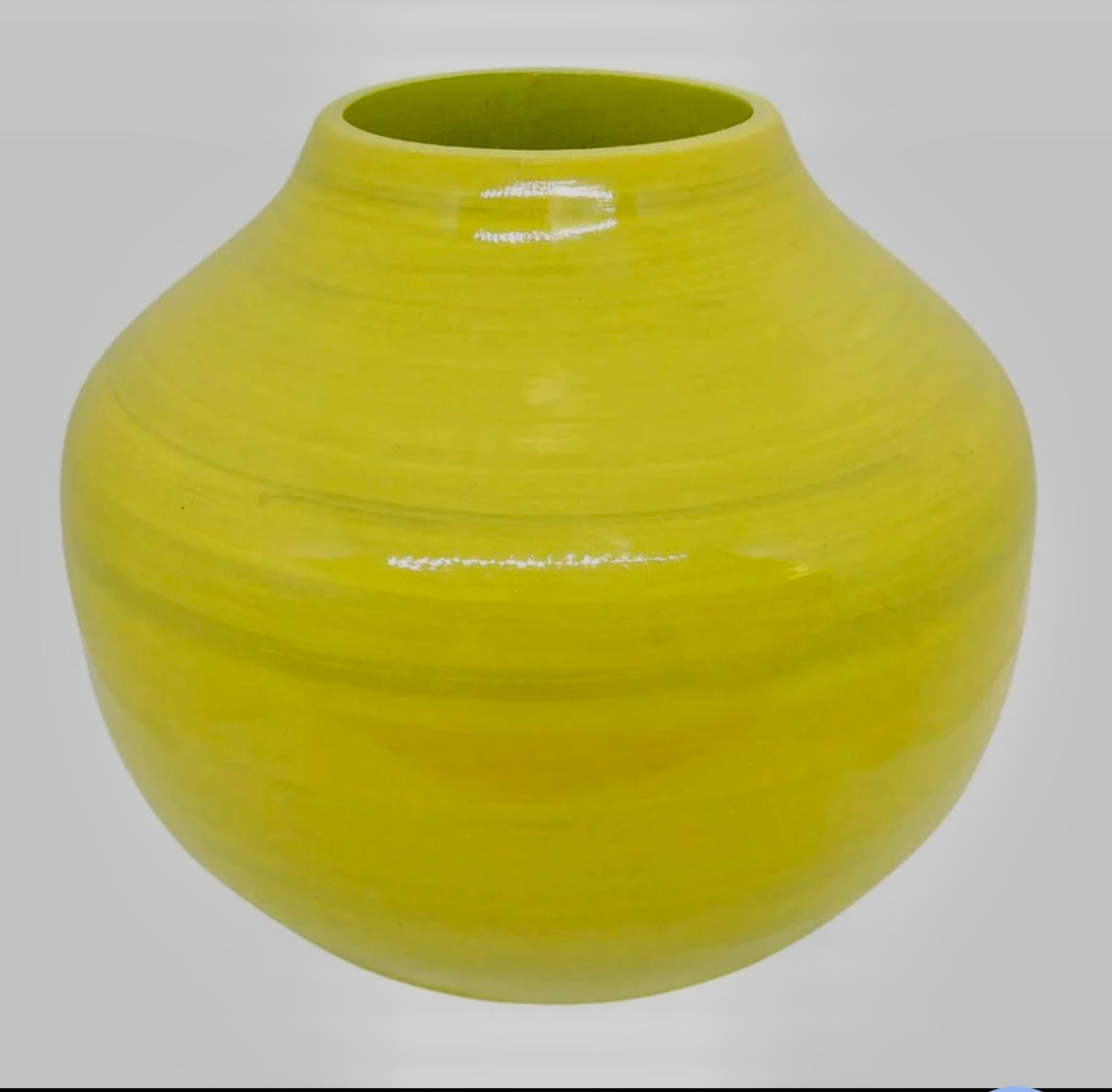 Laura Park Bamboo Yellow Vase