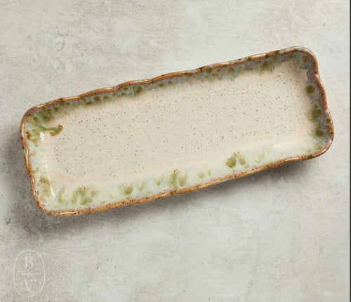 Etta B Flirty Edge Tray- Matcha Latte