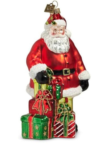 Raz Santa Special Delivery Ornament