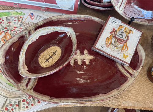 Etta B Football Platter-MSU