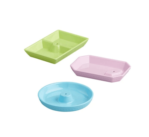 Nora Fleming Melamine Dainty Dishes Set/3 (Pastels)
