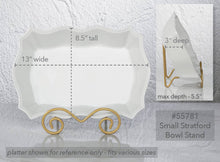Load image into Gallery viewer, Small Stratford Metal Bowl Easels: Gold