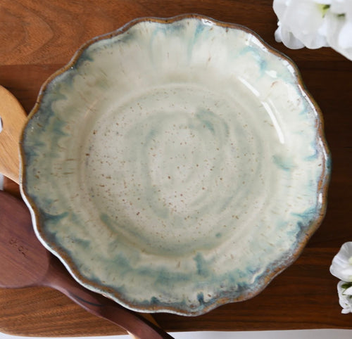 Etta B Bakery Pie Dish-Seaside