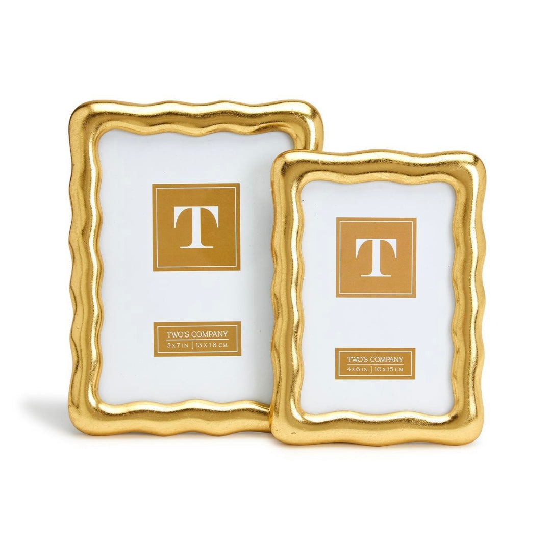 Two's Company Vintage 4x6 Gold Frame