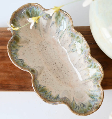 Etta B Flutter Dish-Botanical