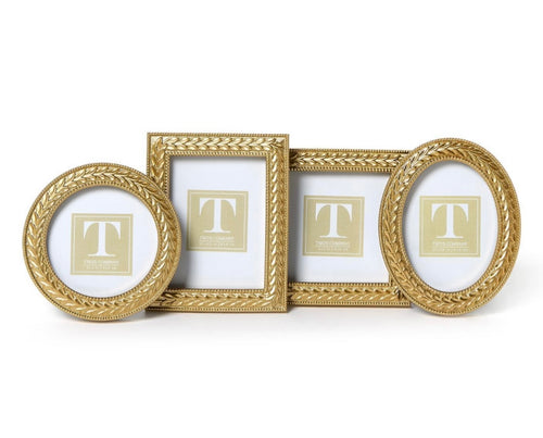 Two's Company Gold Laurel Wreath Frame-Any