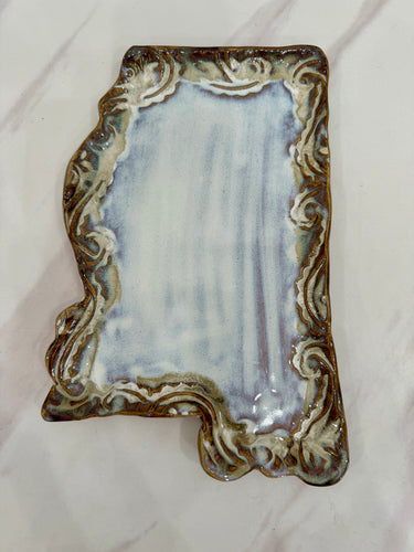 Tab Mississippi Scroll Plate