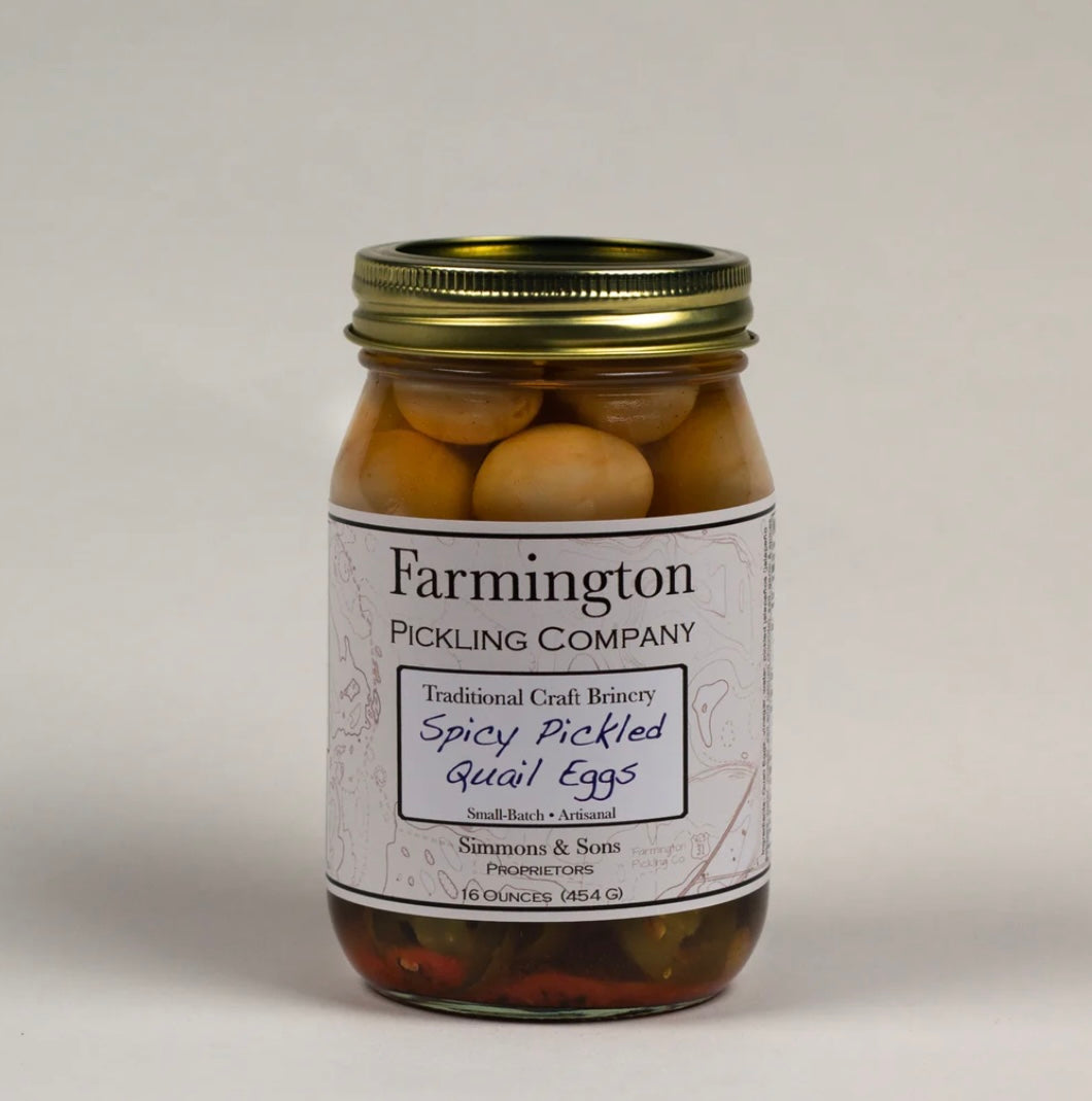 Famington Pickling Company Spicy Quail Eggs