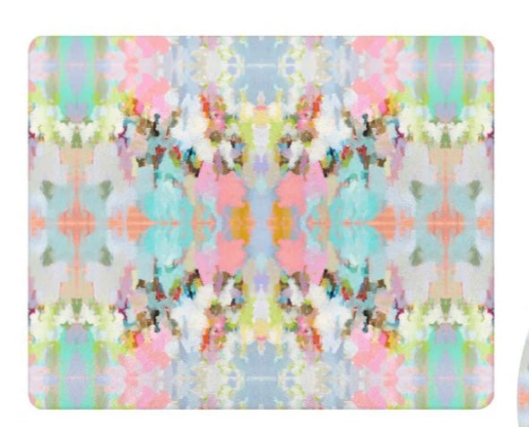 Laura Park Brooks Avenue Large Glass Cutting Board