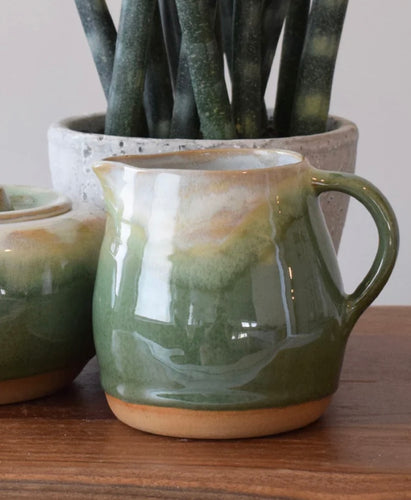 Etta B Farmhouse Creamer-Matcha Leaf