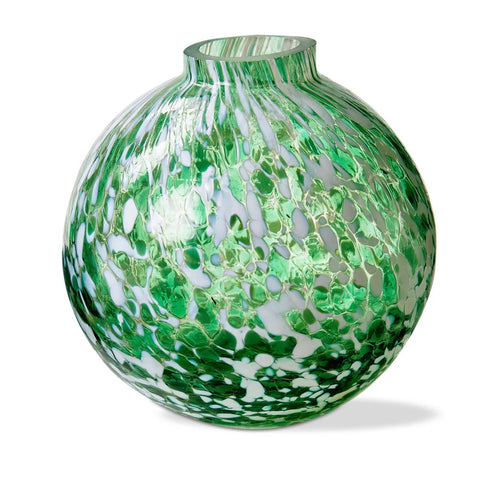 Tag Confetti Bud Vase- Green