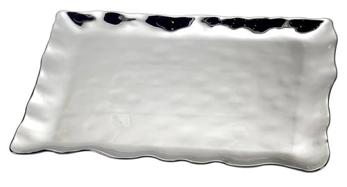 Certified International Silver Rectangle Tray