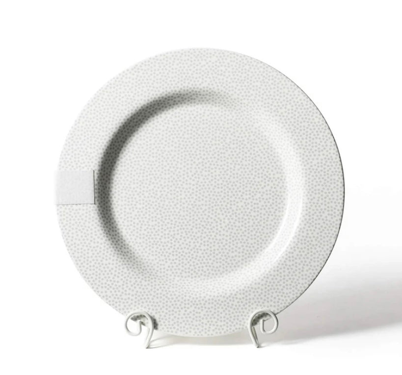 Happy Everything Stone Small Big Entertaining Round Plate