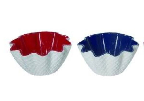 Waffle Cone Bowl-Red/Blue