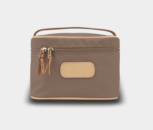 Jon Hart Large Makeup Bag-Saddle