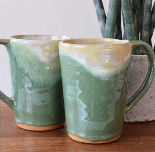 Etta B Coffee Mugs -Matcha Leaf