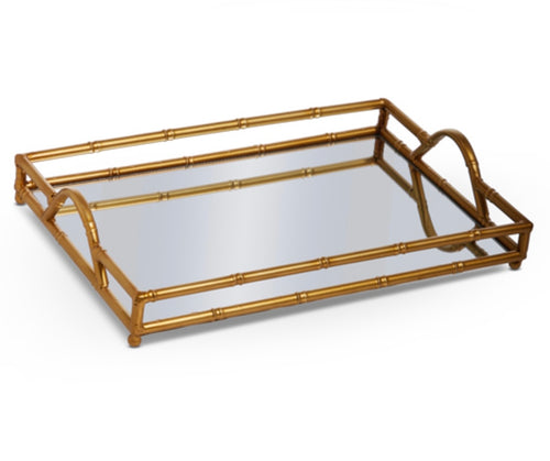 Raz Rectangular Mirrored Tray