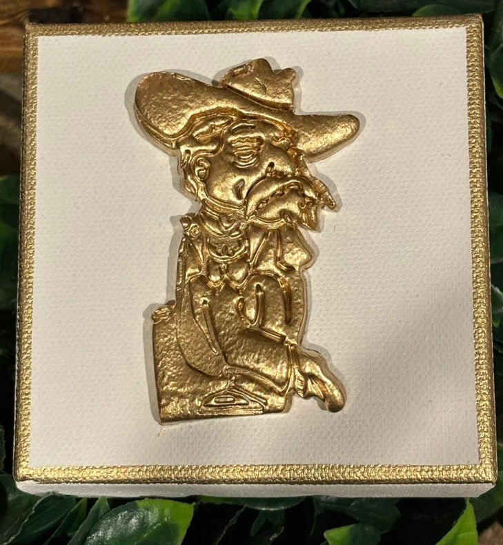 Gold Colonel Reb Canvas Art
