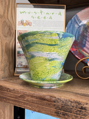 Mustard Seed Flower Pot