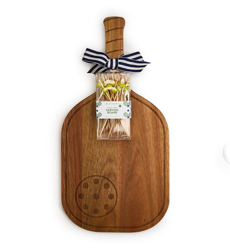 Two's Company Pickleball Racket Serving Board