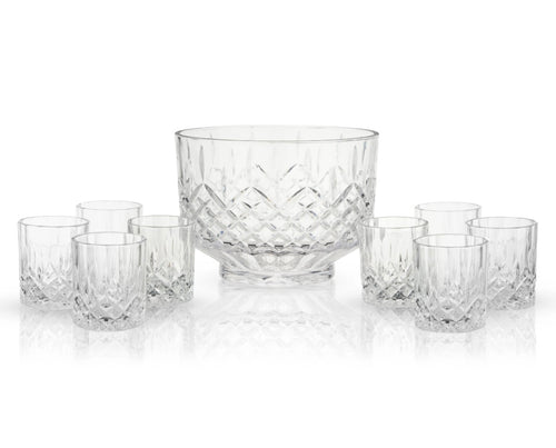 Viski Admiral Punch Bowl Set