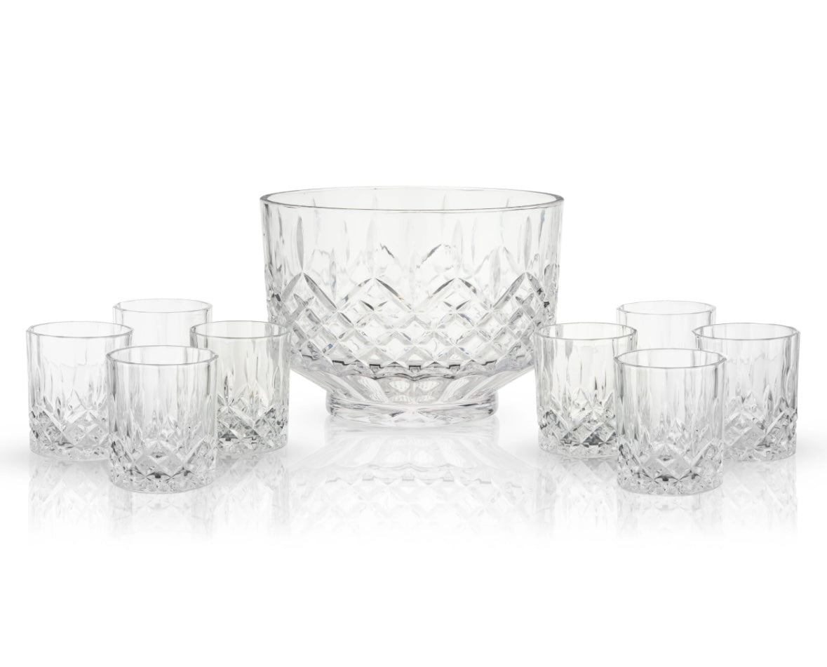 Viski Admiral Punch Bowl Set