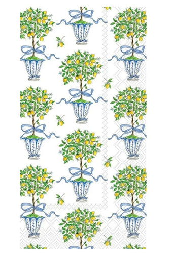 Lemon Topiary Hostess Napkins