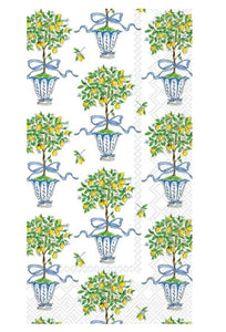 Lemon Topiary Hostess Napkins