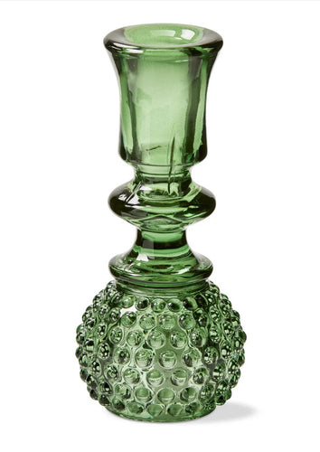Tag Heritage Hobnail Green Tealight & Taper