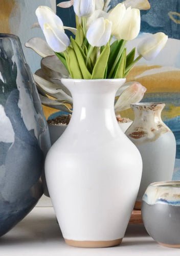 Etta B Large Vase- Simply White