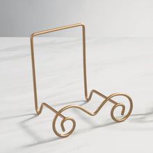 Load image into Gallery viewer, Small Stratford Metal Bowl Easels: Gold
