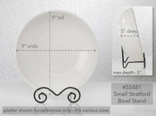 Load image into Gallery viewer, Small Stratford Metal Bowl Easels: Gold