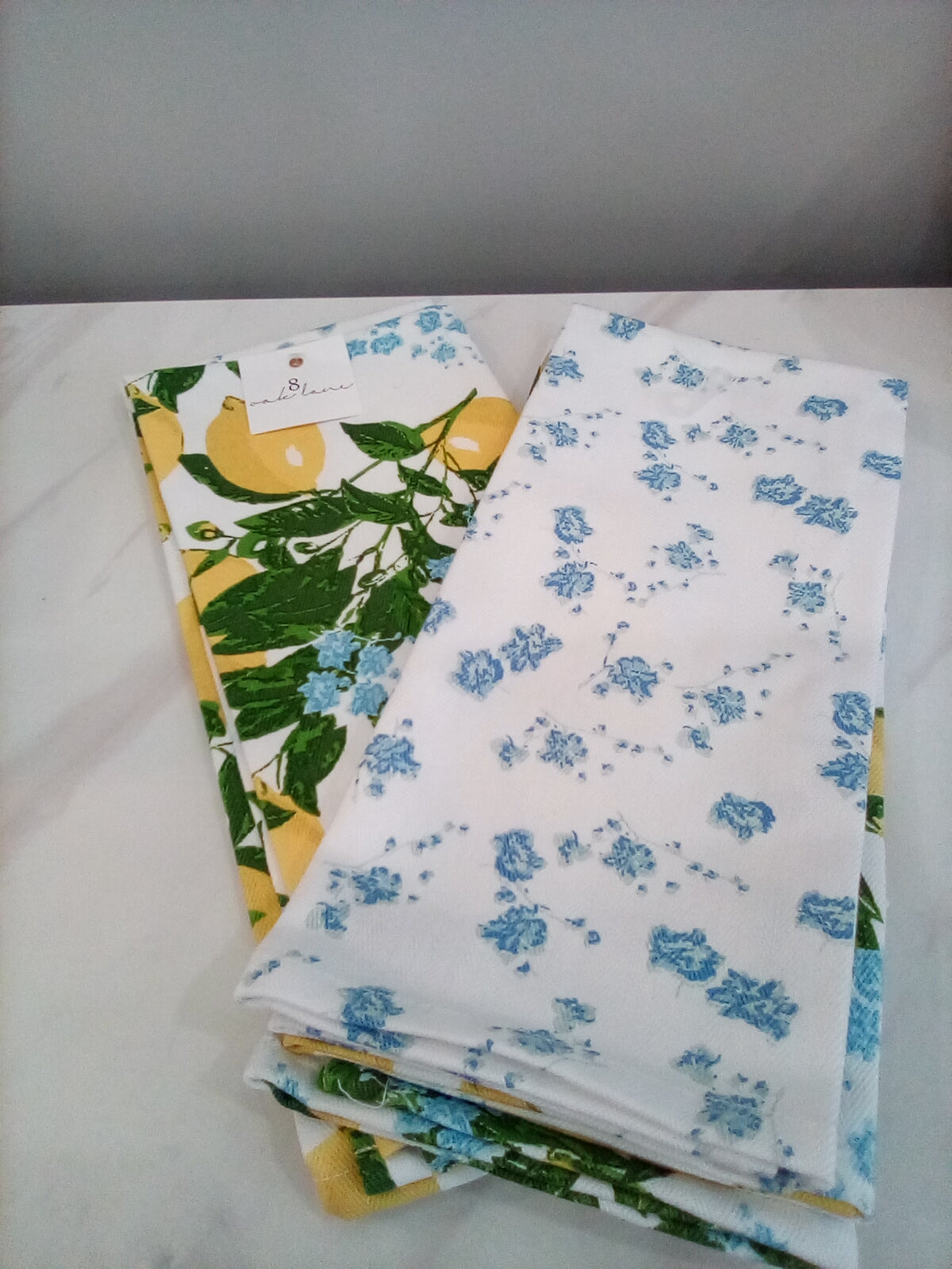 8 Oak Lane Coastal Seafoam Kitchen Towel Set