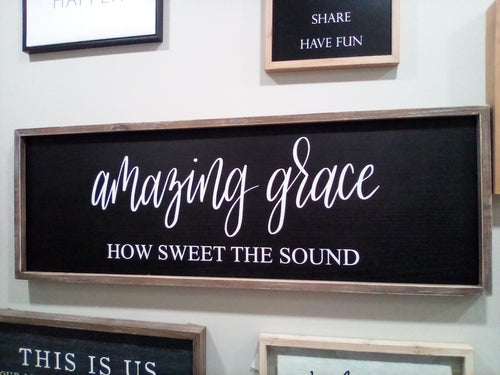 Glory Haus Wall Art- Amazing Grace