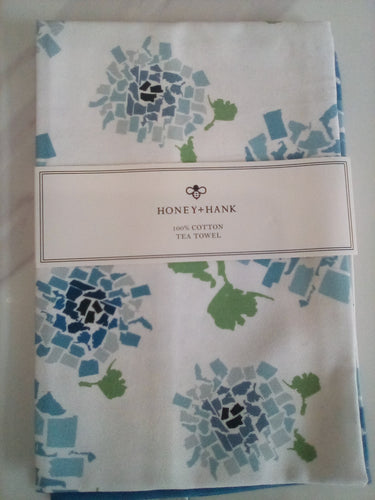 Honey + Hank 50 States Hydrangea Tea Towel