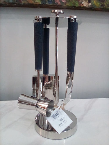 Zodax Bar Tools (IN 7406) Navy/silver