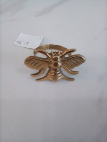Gold Bee Napkin Ring