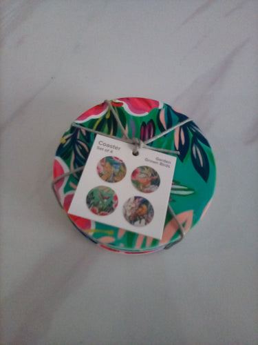 Greenbox Garden Grown Birds Coaster set