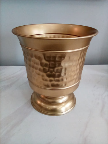 Gold Hammered Wine Cooler
