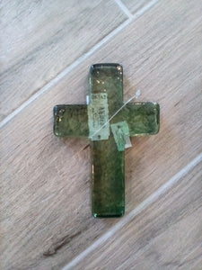 Rpyal Standard Green Glass Cross