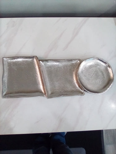 Zodax Sm 3 section Serving tray (IN 7348)