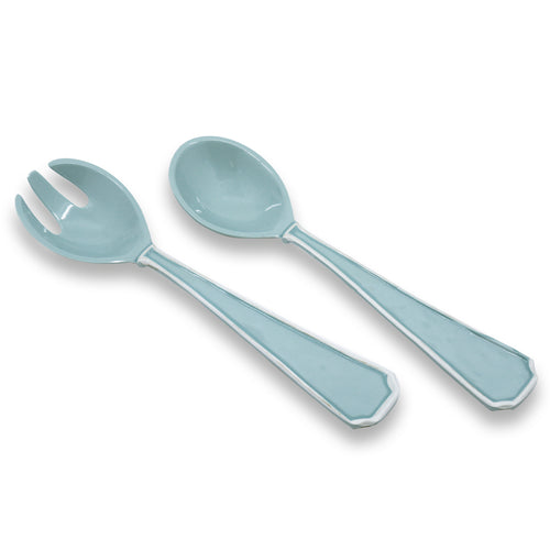VIDA CHARLESTON LARGE BLUE SALAD SERVERS