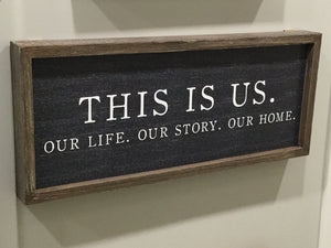 Mud pie wall art “This is us”