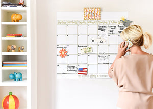 Happy Everything Magnetic Dry Erase 30in Wall Calendar