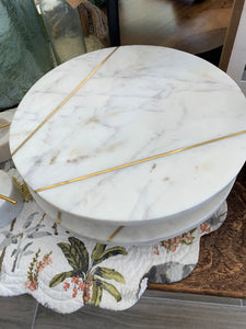 Zodax Lazy Susan - Marble/Gold