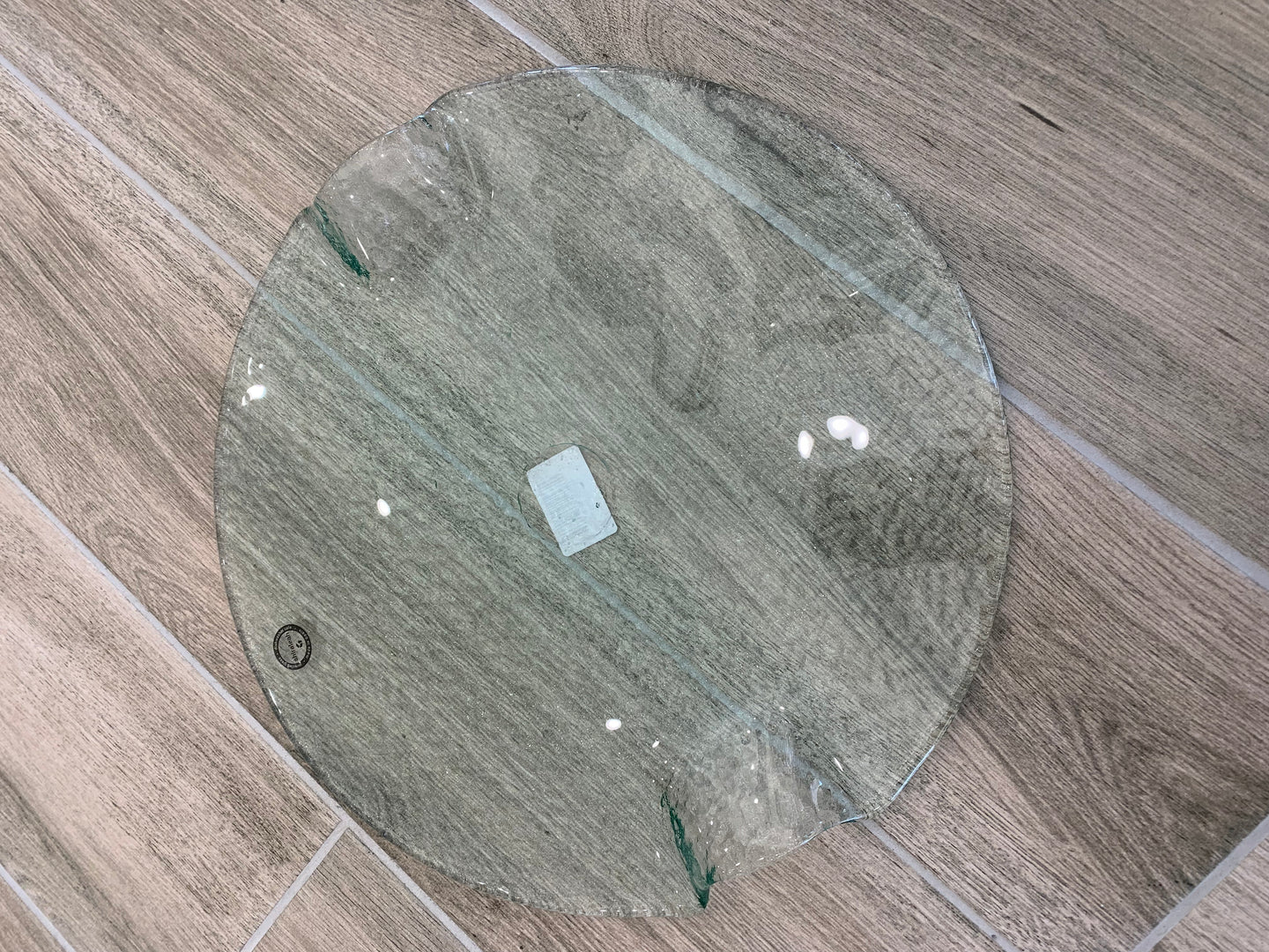Shiraleah Platter - Green Glass