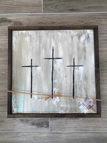Tab Boren Cross Painting
