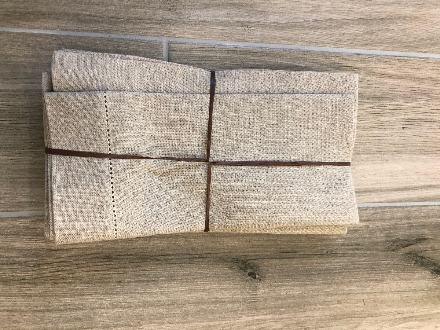 Set of 4 linen napkins