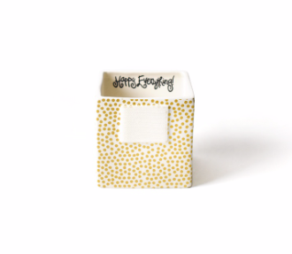 Happy Everything Gold Small Dot Mini Nesting Cube