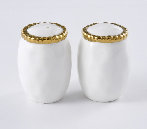 Pampa Bay Salt & Pepper Shakers (CER-2616-WG)